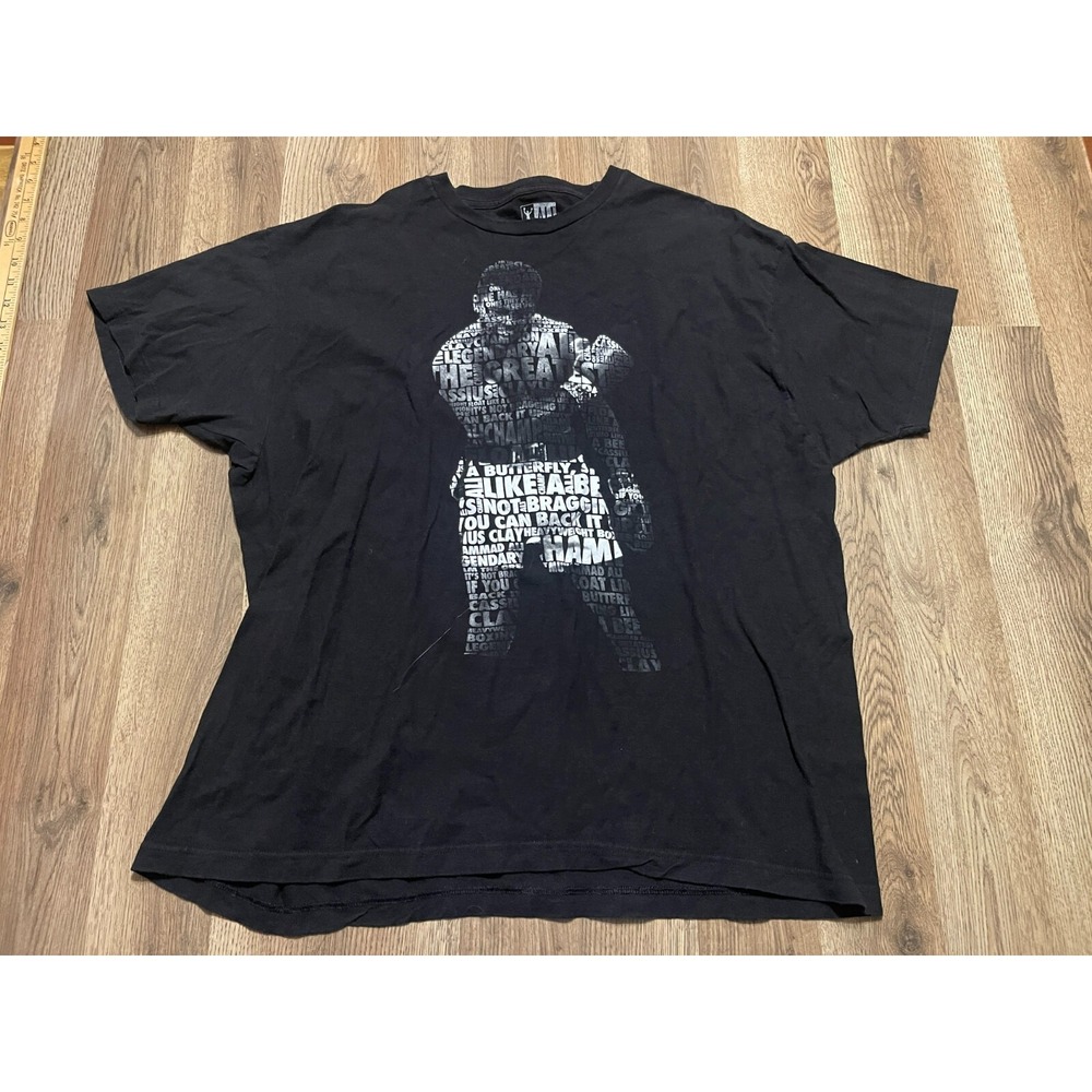 Ali Shirt, Men's Size 2XL, Black, Muhammad Ali, Graphic Print